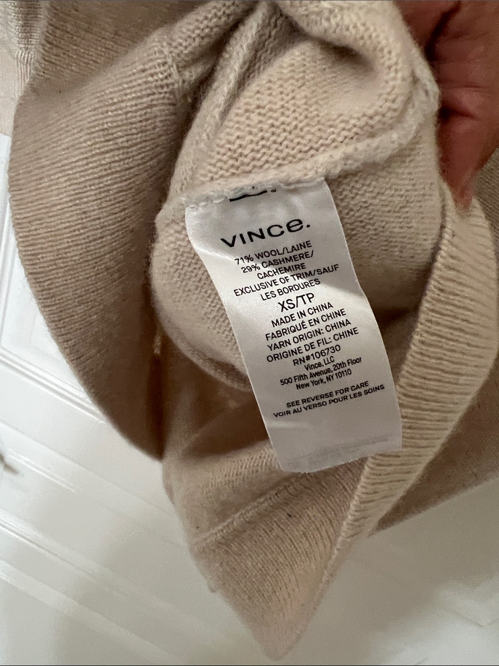 Vince Dolman Sleeve Dress Color: Heather Oatmeal - Picture 3 of 5